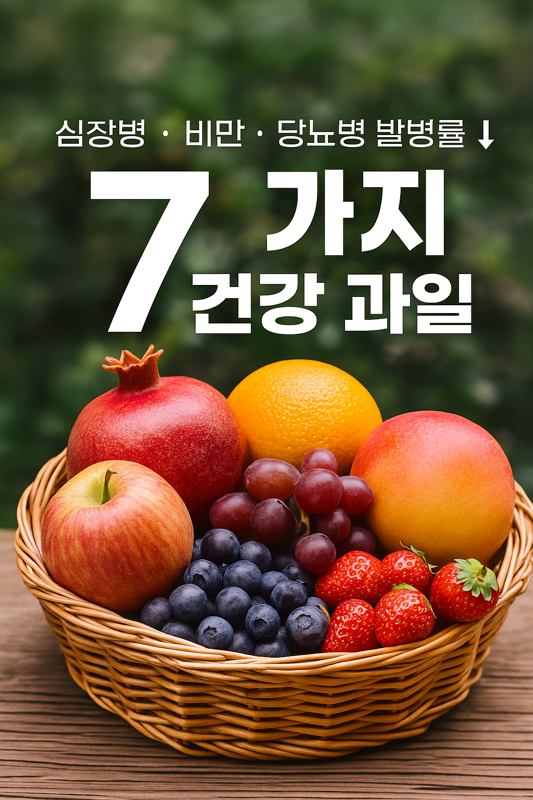   심장병·비만·당뇨병 발병률 낮추는 ‘건강한 과일 7가지’｜하버드·UCL 연구가 밝힌 놀라운 결과
