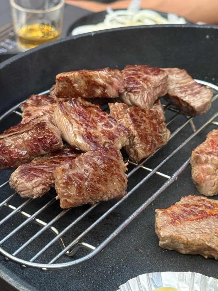  인사동 야외 고기 맛집 | 골목안 정원 방문 후기