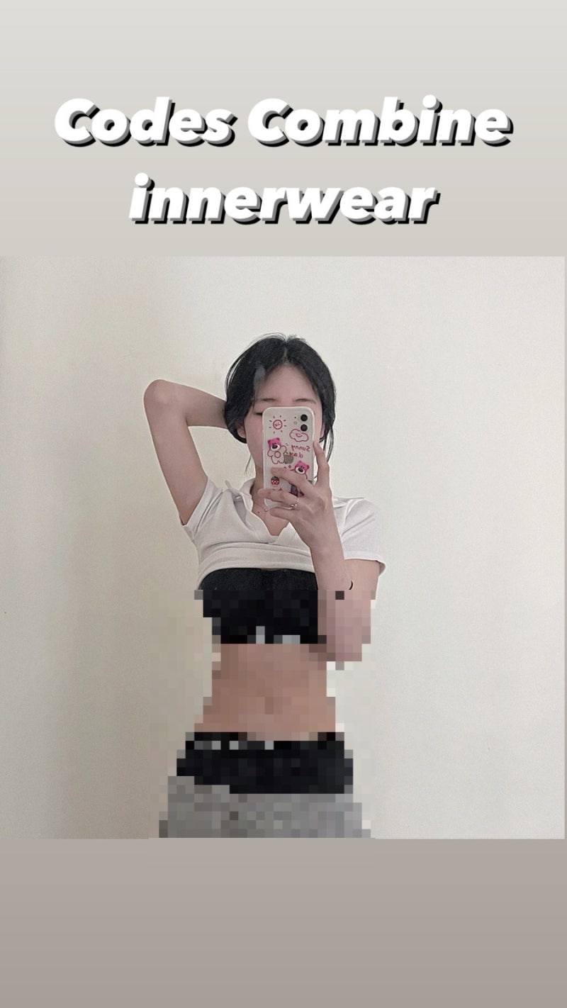 에이블리뷰어-코데즈컴바인 스포츠브라 세트 블랙 후기
