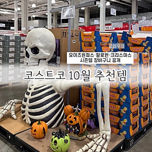코스트코 10월 추천템 | 요이츠원피스·할로윈·크리스마스 시즌템 장바구니 공개