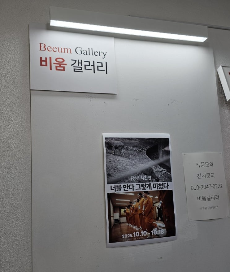  나경선 개인전 너를 안다 그렇게 미쳤다 (비움갤러리)