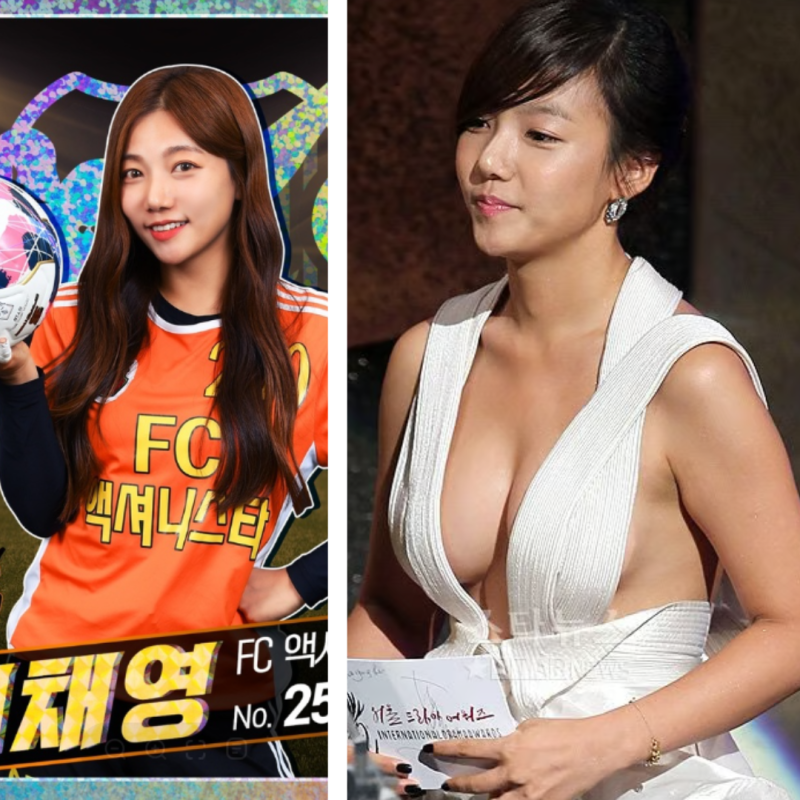 엄청난 노출 드레스로 연예계 3대 몸짱으로 불렸던 골때녀 키퍼 여배우