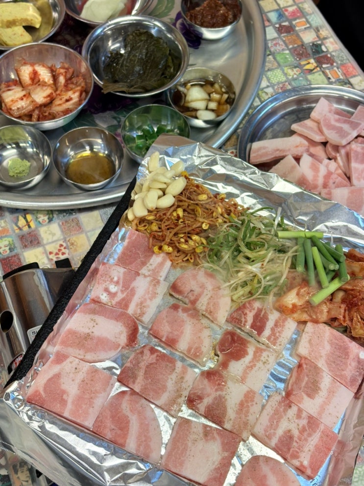  포항문덕맛집 추천 냉삼이 맛있는 욱이네식당 포항문덕점