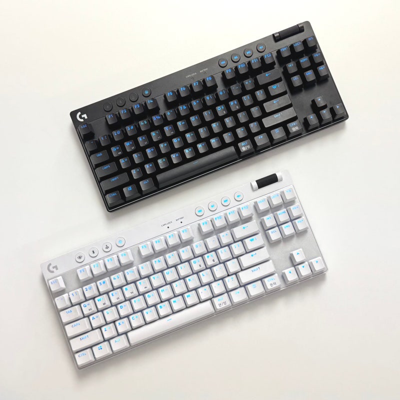 무선 게이밍 키보드 로지텍 G PRO X TKL 적축 갈축 실사용 후기