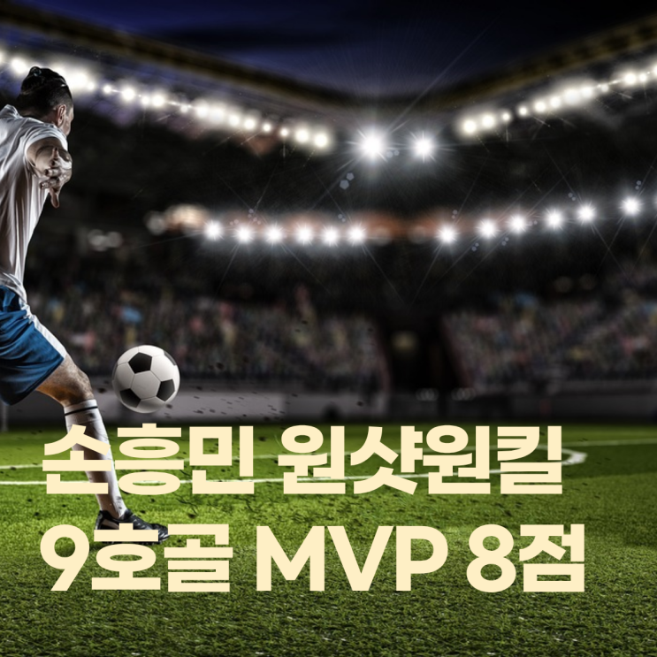  손흥민 원샷원킬 MLS 마지막 경기서 9호골 MVP 싹쓸이