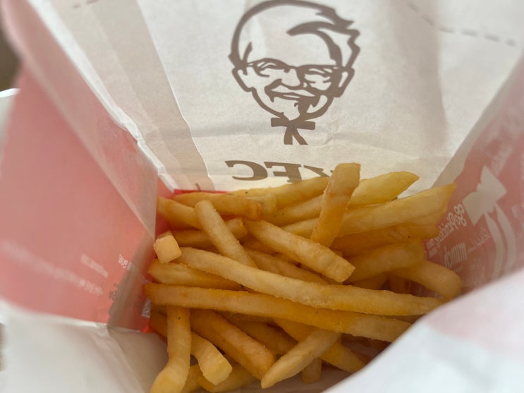  KFC 징거 치르르 박스(10900), 과자 같고 좀 느끼하다.