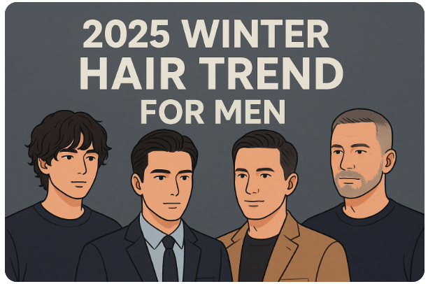  2025 FW 연령대별 남성 헤어 트렌드를 Chat GPT와 함께 분석해보았습니다.