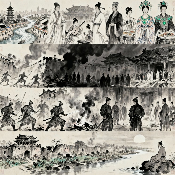  그림 삼자경 완벽 해설, 삼자경 55장 역사 속 아이돌? 남조 이야기로 배우는 '진짜'의 중요성