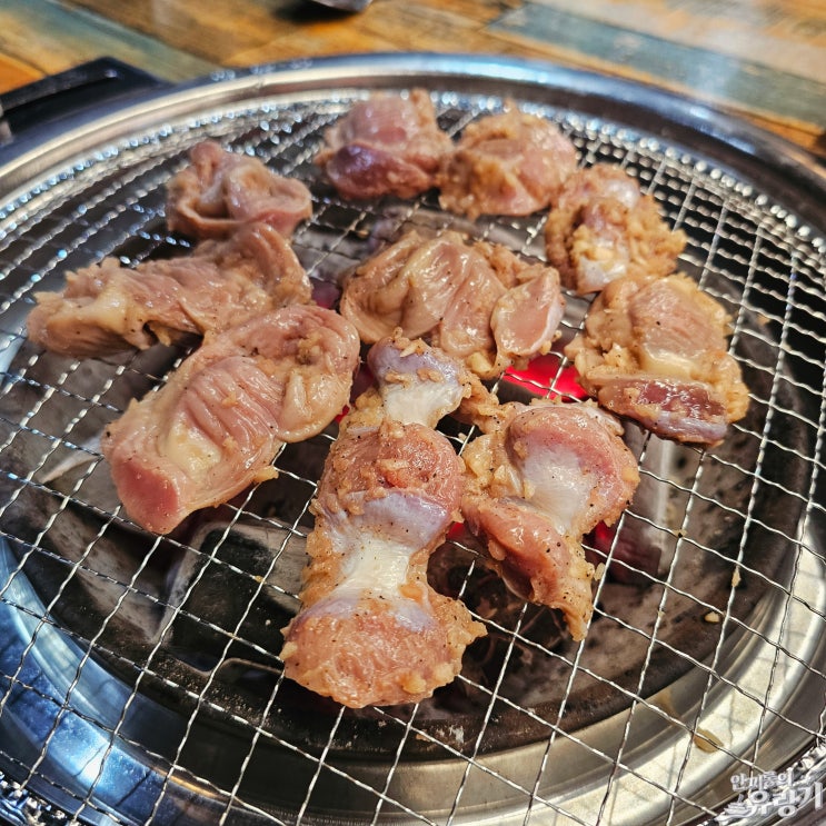  경기광주 숯불 닭갈비 닭 연골과 똥집 구이 송정동 숯불닭