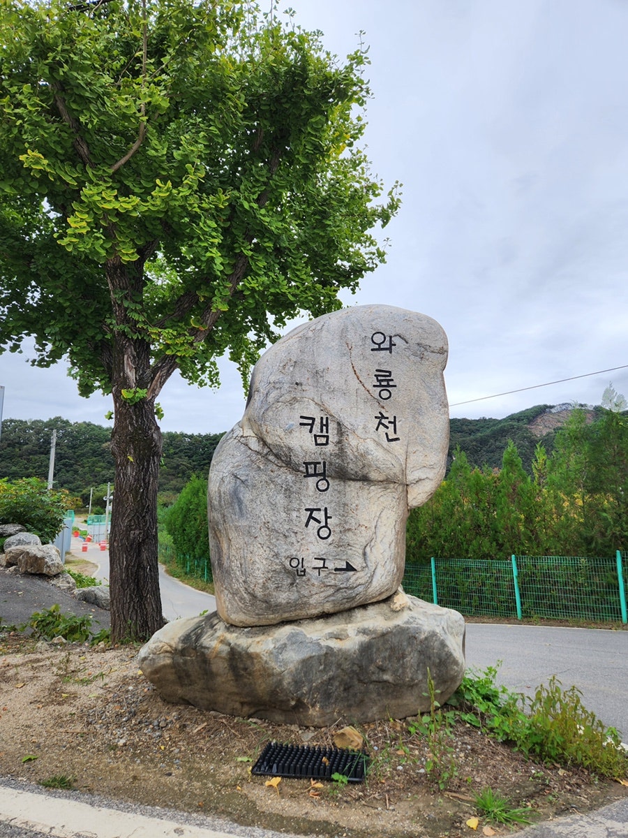 와룡천 캠핑장 사진 1