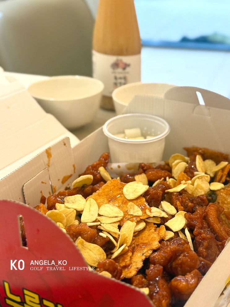  단양 구경시장 맛집 흑마늘누룽지닭강정 흑마늘막걸리 최고!