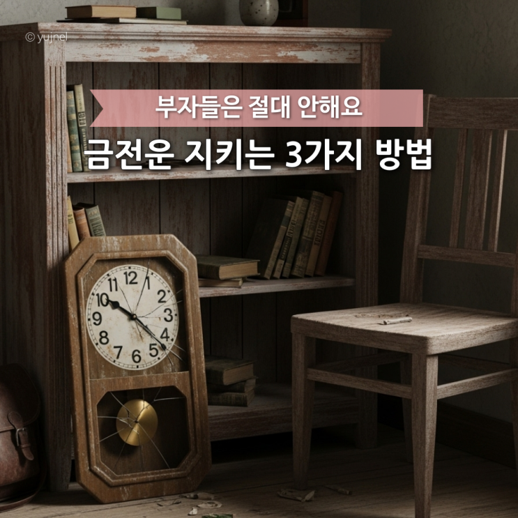  부자들은 '절대'하지 않는 금전운 떨어지는 3가지 방법