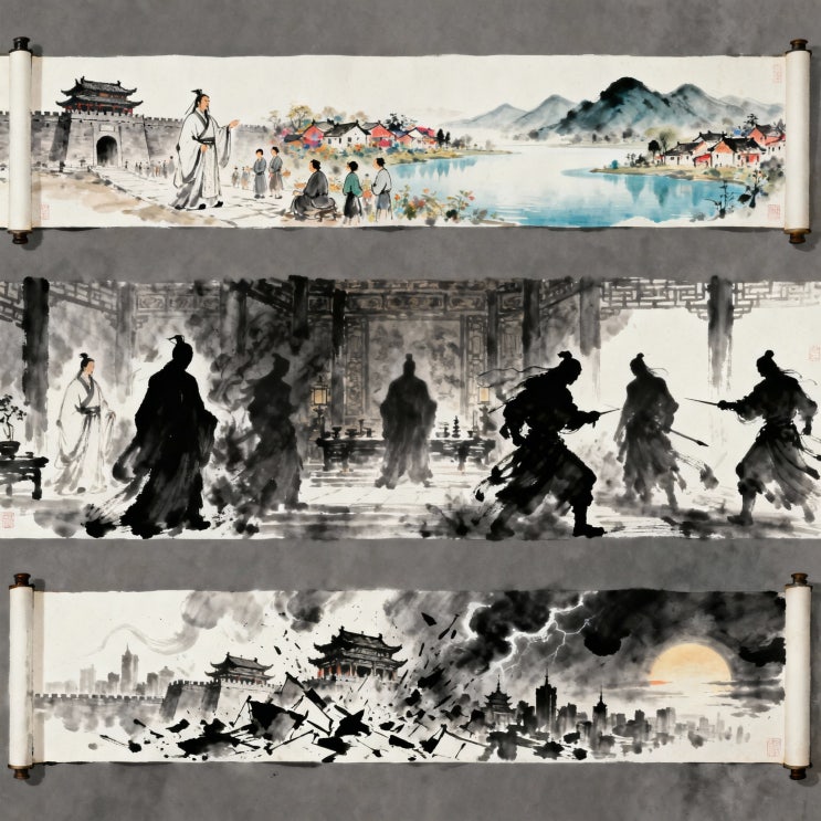  그림 삼자경 완벽 해설, 삼자경 53장 부흥과 멸망의 교훈