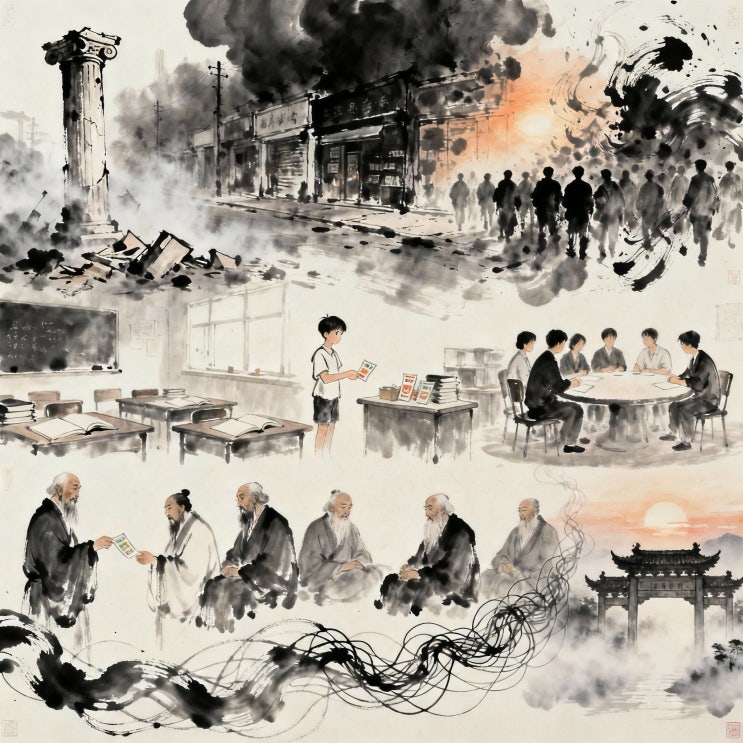  그림 삼자경 완벽 해설, 삼자경 49장 리더가 사라지자 벌어진 놀라운 변화
