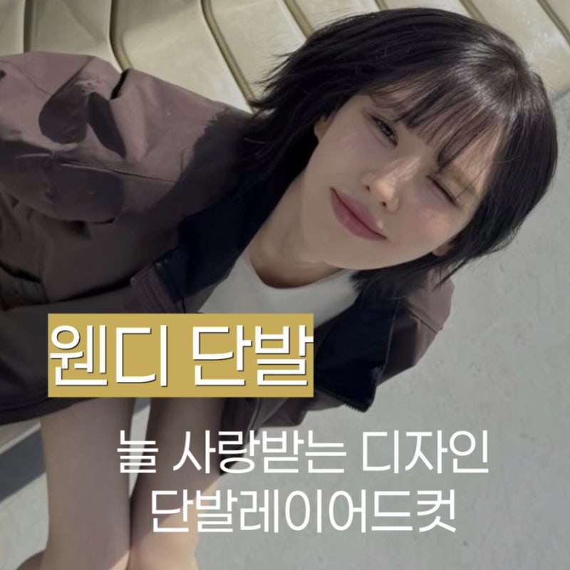 운정미용실 가을 단발 추천 레드벨벳 웬디 단발