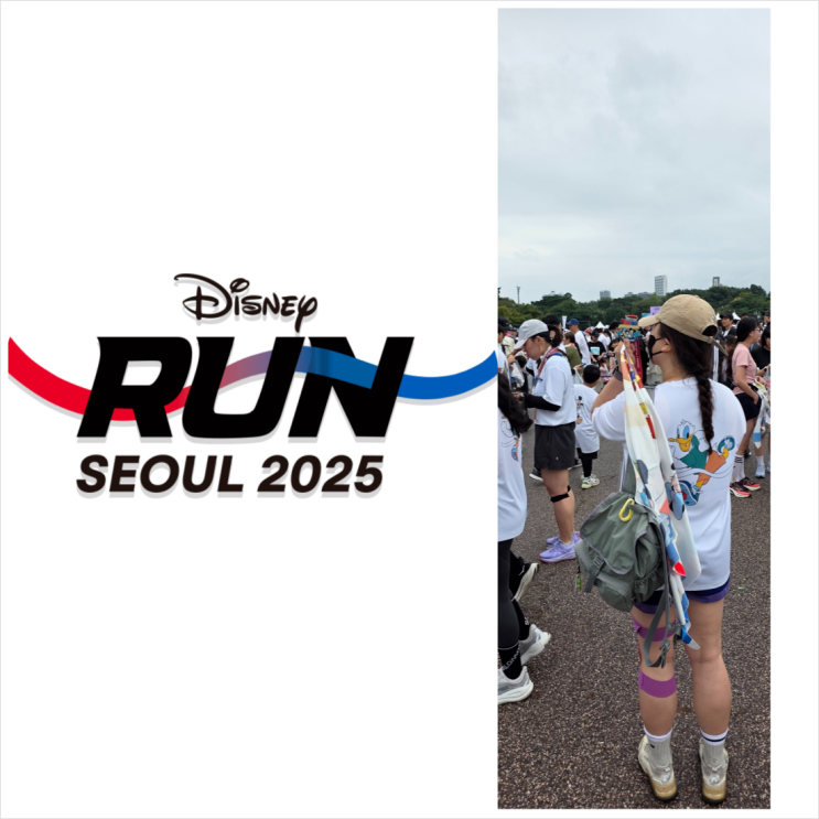  디즈니런 서울 2025 Disney Run 메달 티셔츠 굿즈 10km 마라톤 후기 아쉬운 점