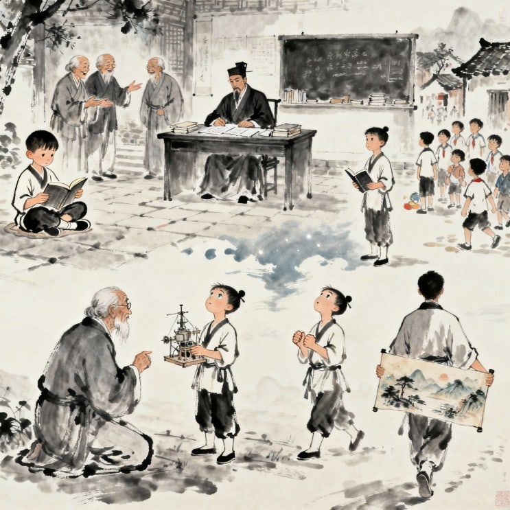  그림 삼자경 완벽 해설, 삼자경 79장 일곱 살에 나라의 일꾼이 된 천재 소년, 유안 이야기