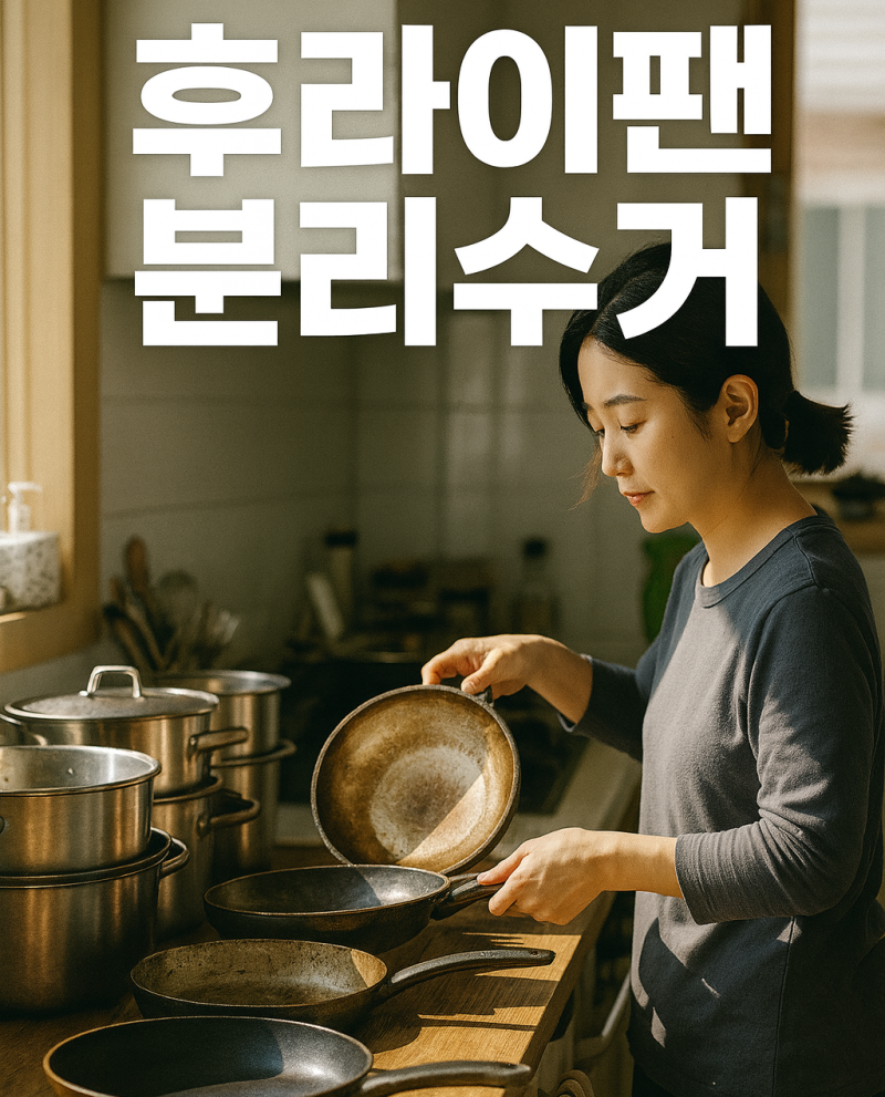 헌 후라이팬 냄비, 깔끔하게 버리는법 분리수거 꿀팁 정리