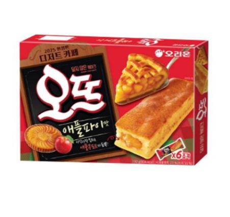  집에서 카페 감성! 오뜨 애플파이맛 신상 과자로 완성하는 달콤한 티타임