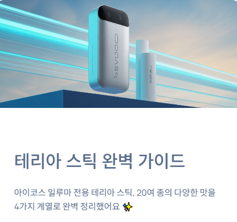  테리아(TEREA) 스틱 종류, 나에게 맞는 맛은? (2025년 최신판 총정리)