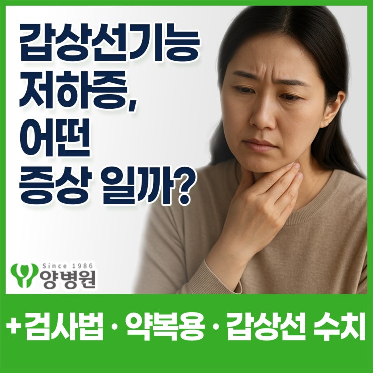  갑상선기능저하증, 다이어트가 안 되는 이유일까? - 주요 증상·검사·약 복용·수치까지 정리 | 강동역 국가건강검진