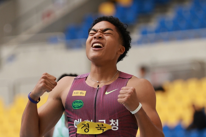 <b>나마디 조엘진</b>, 전국체전 100ｍ 이어 200ｍ도 우승!!