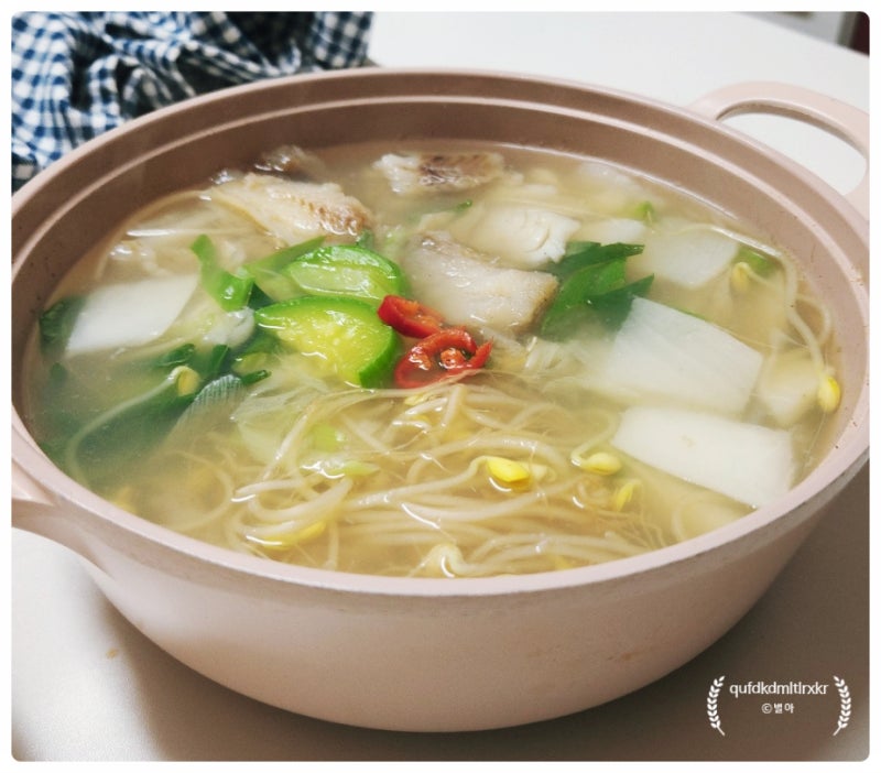 동태탕 끓이는법 레시피, 동태포로 생선 지리탕 만들기 맑은 동태국 요리