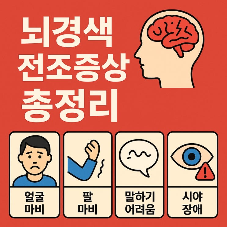  뇌경색 전조증상 총정리  조기 발견으로 생명을 지키는 완벽 가이드