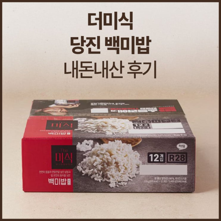   더미식 당진 백미밥 후기 | 내돈내산 솔직 리뷰