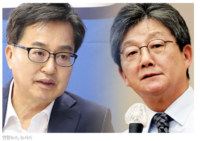 차기 경기지사, 김동연·유승민 ‘양강 구도’…인천시장도 박찬대·유정복 선두