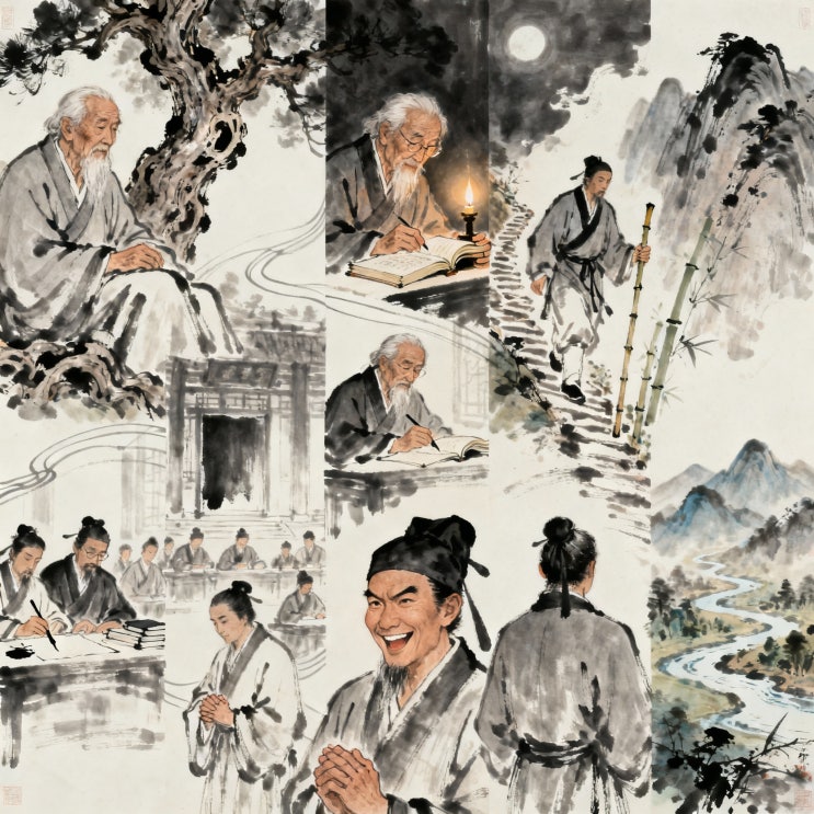  그림 삼자경 완벽 해설, 삼자경 73장 포기하지 않는 끈기의 힘 '대기만성(大器晚成)' 이야기