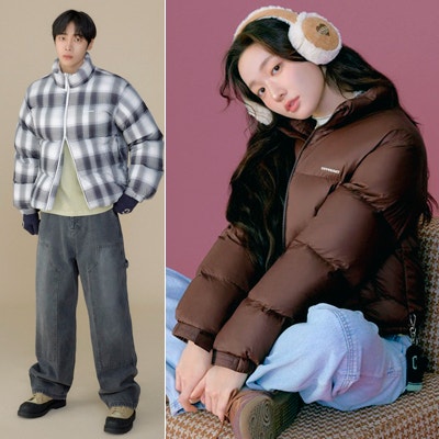 커버낫 씨빅 푸퍼 패딩 추천 추영우 최윤지 투모로우바이투게더 수빈 CIVIC 숏패딩 겨울코디