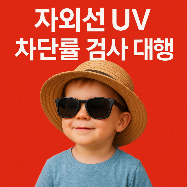 자외선 UV 차단률 검사 대행, 명심해야 할 1가지
