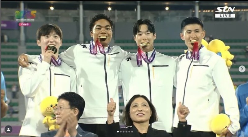 '태양의 후예' 염소소년 나마디 조엘진 전국체전 육상 남자 100m 우승 실업팀 입단 1년 만