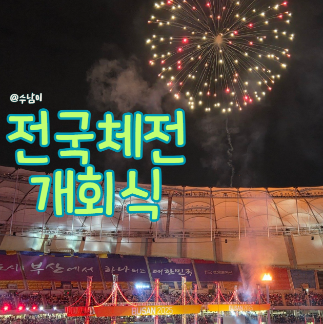 [주말 나들이] 제106회 전국체육대회 개회식 후기 - 부산의 밤을 밝혀!