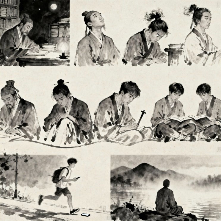  그림 삼자경 완벽 해설, 삼자경 68장 머리카락을 대들보에? 허벅지를 송곳으로