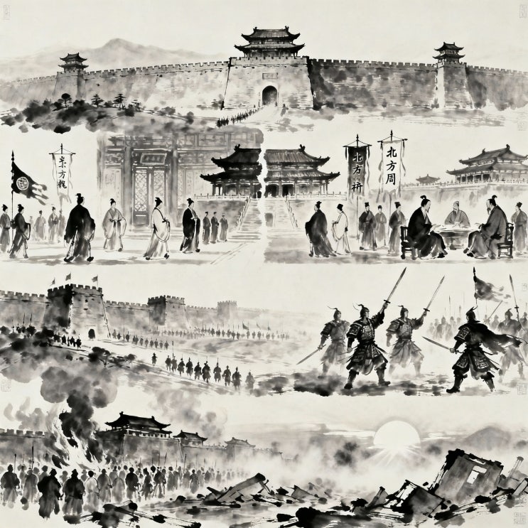  그림 삼자경 완벽 해설, 삼자경 56장 강력했던 팀이 한순간에 무너지는 이유