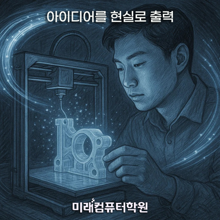  부산캐드학원 추천! 3D프린터 제품설계 국비무료교육으로 취업 성공