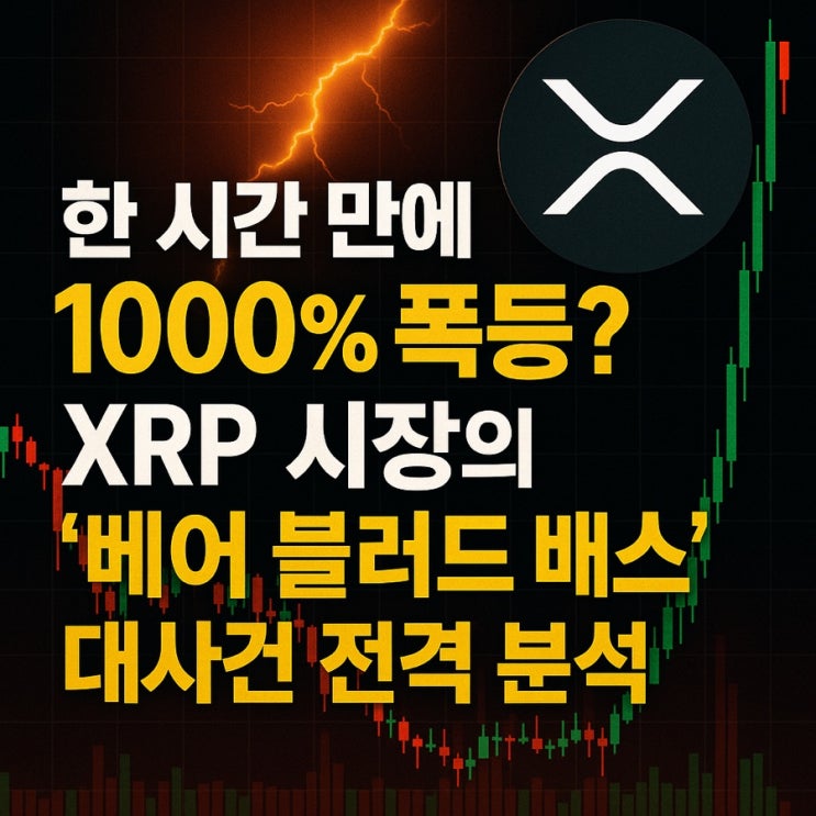 리플 투자자들 패닉! 단 한 시간 만에 벌어진 1000% 폭등의 전말