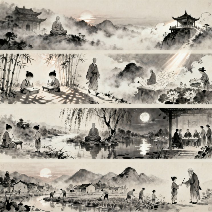  그림 삼자경 완벽 해설, 삼자경 83장 배움의 진짜 의미