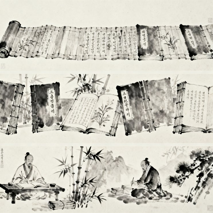  그림 삼자경 완벽 해설, 삼자경 67장 종이가 없던 시절의 책 이야기