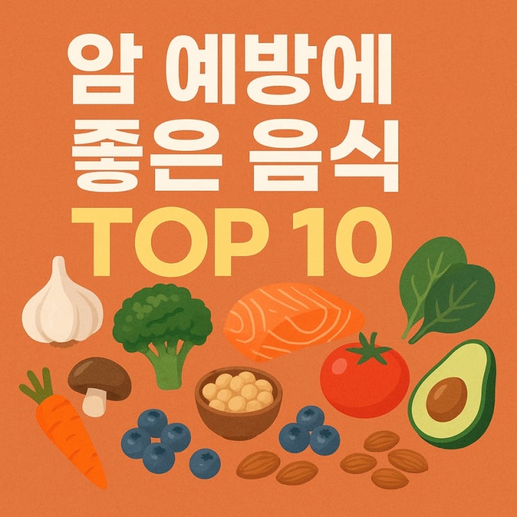  암 예방에 좋은 음식 TOP 10 | 항암 식품 리스트와 건강한 식단 습관