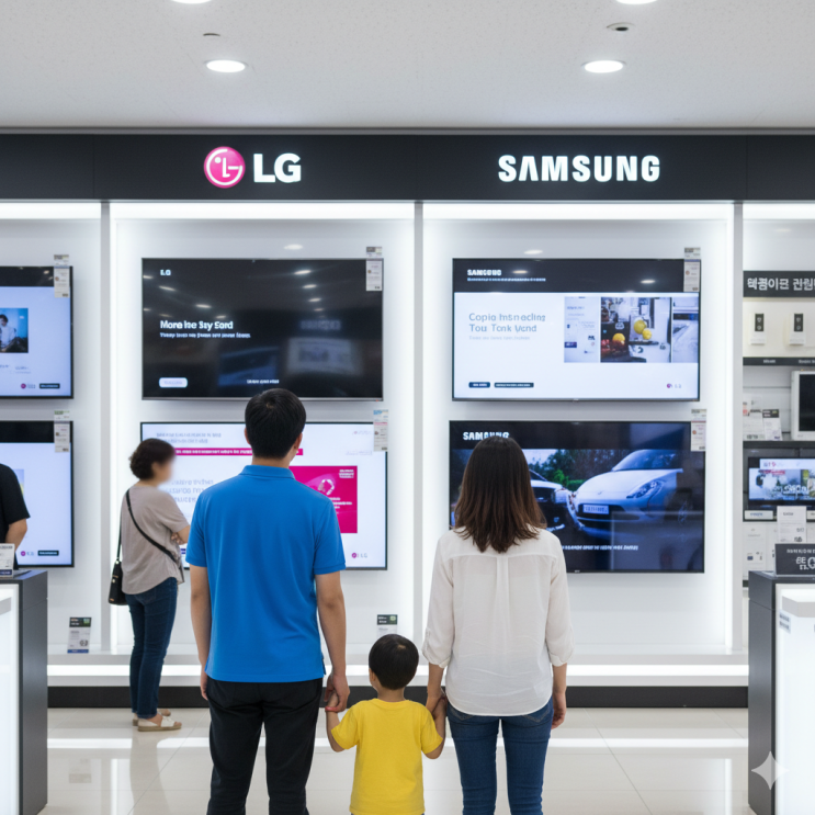  QNED QLED 삼성, 엘지티비 차이점 대형tv 가격 추천