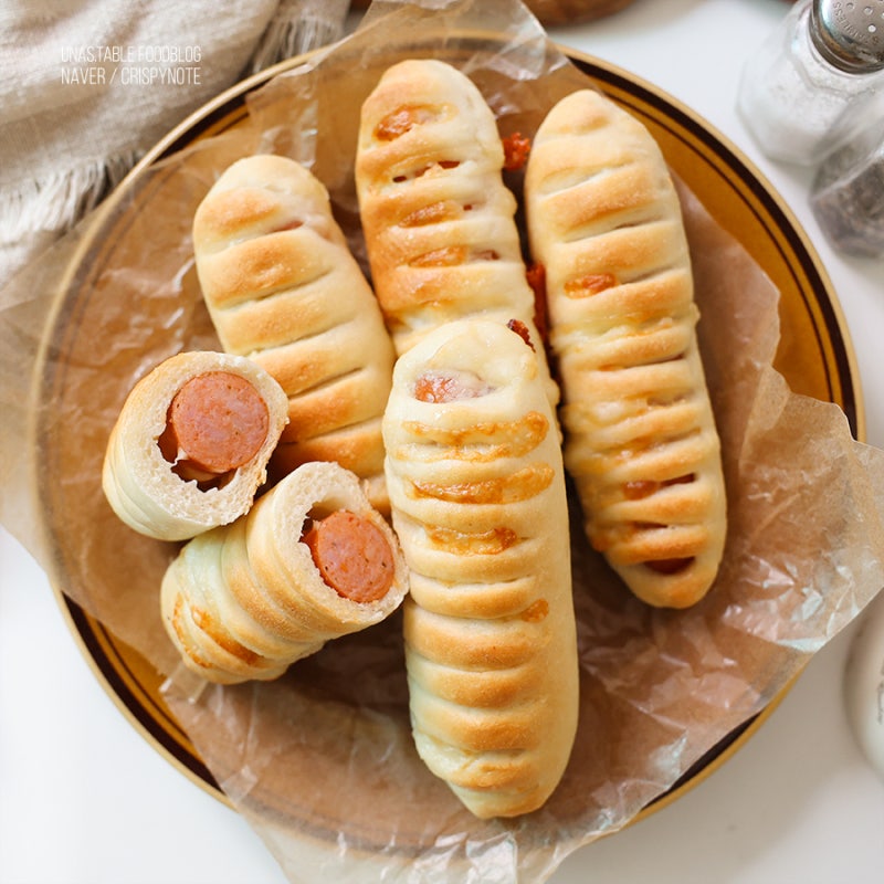 파는 것보다 더 맛있는 소세지빵 만들기 레시피 홈베이킹 오븐요리