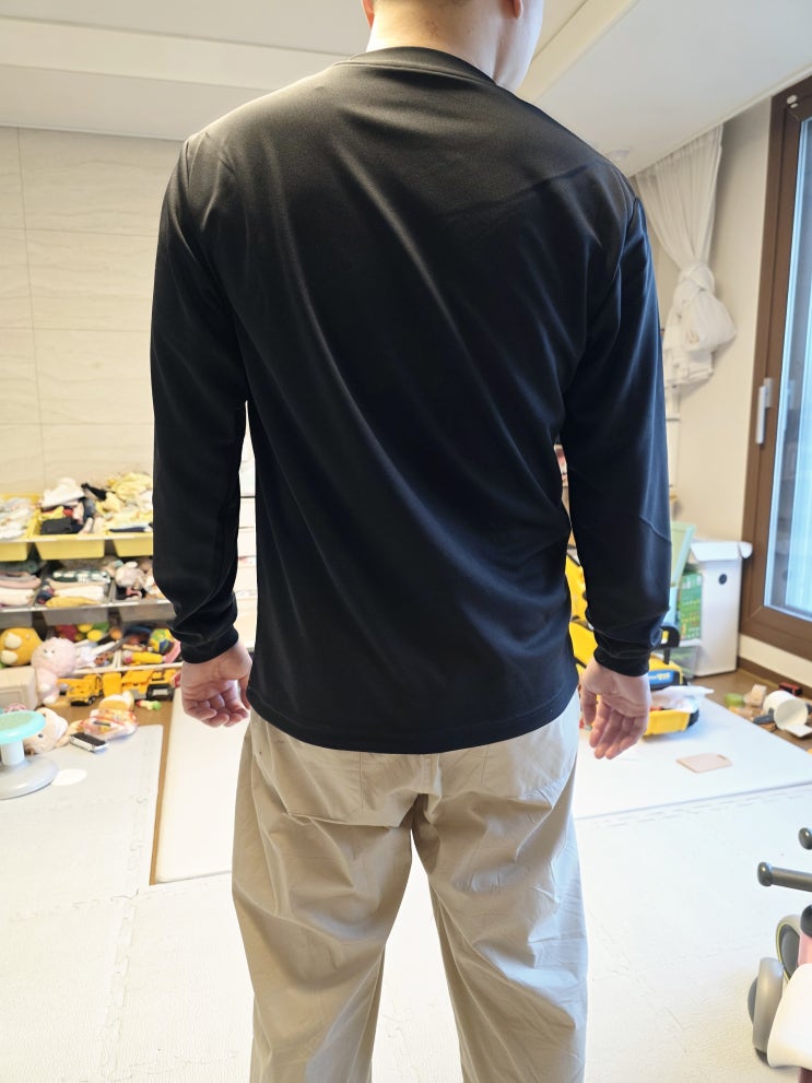  [상상 긴팔티 후기] 활동 많은 육아 아빠가 선택한 기능성 드라이 긴팔 라운드 티셔츠 솔직 리뷰
