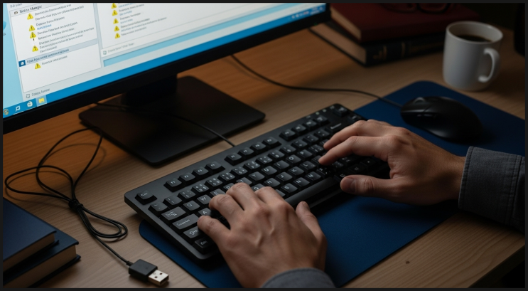  윈도우의 USB 마우스 작동불가, 인식불가가 문제 해결하기(대전복구)