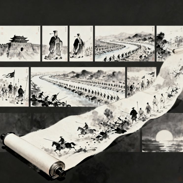  그림 삼자경 완벽 해설, 삼자경 57장 300년의 혼란을 통일하고도 38년 만에 사라진 왕조에게서 배우는 교훈