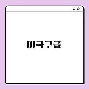오리지날 미국구글 바로가기 우회(구글 USA)