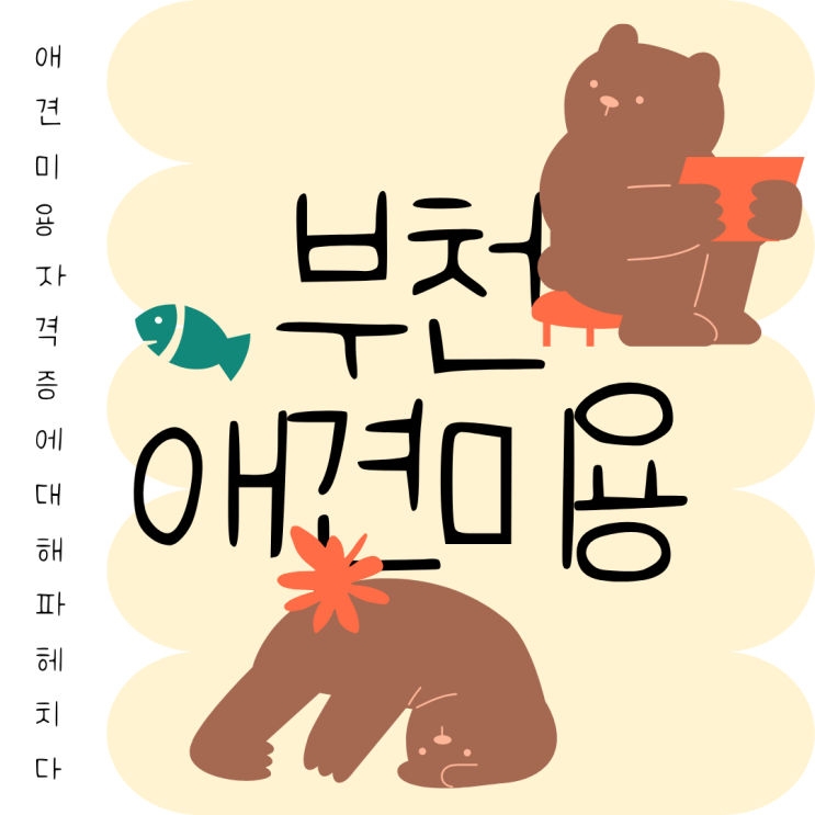  부천애견미용 자격증 취득 현실 가이드