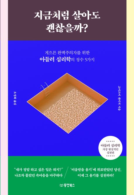  지금처럼 살아도 괜찮을까? 게으른 완벽주의자를 위한 아들러 심리학 실천법